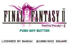 Final Fantasy II (english translation) Title Screen